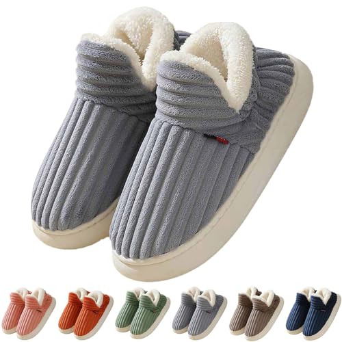 LCpddajlspig Pluffi, Gipfelfreund Hausschuhe, Hausschuhe Flauschig Herren Damen, Plüsch Pantoffeln Fluffy Slippers Kuschelige Filz Gefütterte Rutschfeste von LCpddajlspig