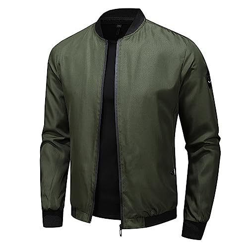 LCpddajlspig Übergangsjacke Herren Bomberjacke Blouson Sommer Jacken Leichter Windbreake Jacket Freizeitjacke jacke Dünne Windjacke Pilotenjacke Sommerjacken Freizeit Collegejacke Casual Fahrradjacke LCpddajlspig Übergangsjacke Herren Bomberjacke Blouson Sommer Jacken Leichter Windbreake Jacket Freizeitjacke jacke Dünne Windjacke Pilotenjacke Sommerjacken Freizeit Collegejacke Casual Fahrradjacke von LCpddajlspig