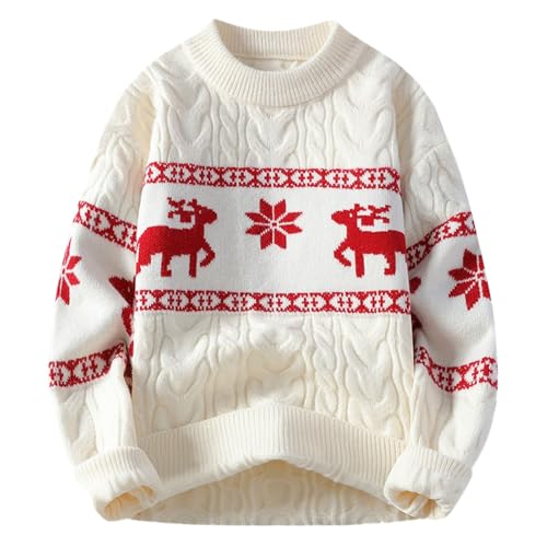 LCpddajlspig Weihnachten Pullover Herren Hässliche Weihnachtspullover Christmas Sweater Sweatshirt Weihnachts Pulli Weihnachten Pullover Lustig Strickpullover Weihnachtspulli Rentier LCpddajlspig Weihnachten Pullover Herren Hässliche Weihnachtspullover Christmas Sweater Sweatshirt Weihnachts Pulli Weihnachten Pullover Lustig Strickpullover Weihnachtspulli Rentier von LCpddajlspig