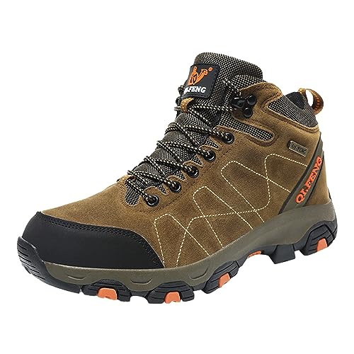 Leichte Trekkingschuhe Damen, Wanderschuhe Damen Wasserdicht Sneaker Hiking Shoes Bergschuhe Trailrunning Outdoor Schuhe Breite Füße Atmungsaktiv Walkingschuhe Weite H Bergschuhe Sportschuhe 37 von LCpddajlspig