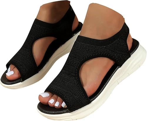 LCpddajlspig Orthopädische Sandalen Damen, Sandalen & Slides Für Damen, Sommer Schuhe, Orthopädische Breite Füße Plateau Mit Fußbett Sommerschuhe Sommer Schuhe Weite Slingback Offene Strandsandalen LCpddajlspig Orthopädische Sandalen Damen, Sandalen & Slides Für Damen, Sommer Schuhe, Orthopädische Breite Füße Plateau Mit Fußbett Sommerschuhe Sommer Schuhe Weite Slingback Offene Strandsandalen von LCpddajlspig