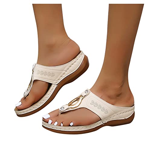 Pantoletten Damen Glitzer Strass Elegant Rutschfest Leder Duschlatschen Badeschlappen Wasserfest Badepantolette Hausschuhe Slide Sexy Slippers Sommer Flip Flops Flache Badelatschen Sandalen von LCpddajlspig