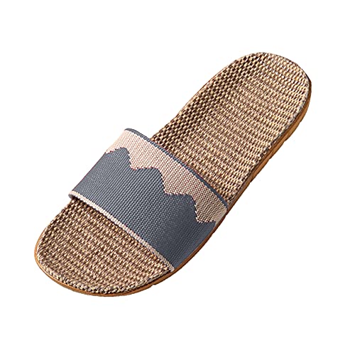 Sommerschuhe Herren Sneaker Lässig Rutschfest Leder Badelatschen Comfy Verstellbar Flip Flops Slides Outdoor Gummi Unisex Pantoffeln Sandalen Gepolstert Sommer Beach Wasserfest Slippers Hausschuhe von LCpddajlspig