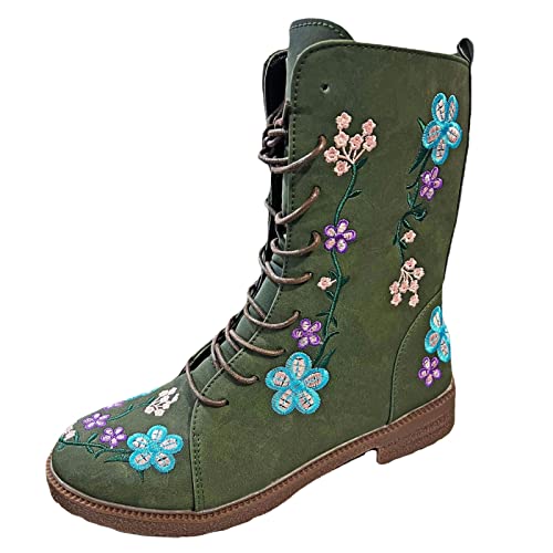 Stiefel Damen Mit Absatz, Stiefeletten Damen, Lederstiefel Stiefel Weiter Schaft Chelsea Damenstiefeletten Stiefelette Plateau Ankle Boots Leder Damenstiefel von LCpddajlspig