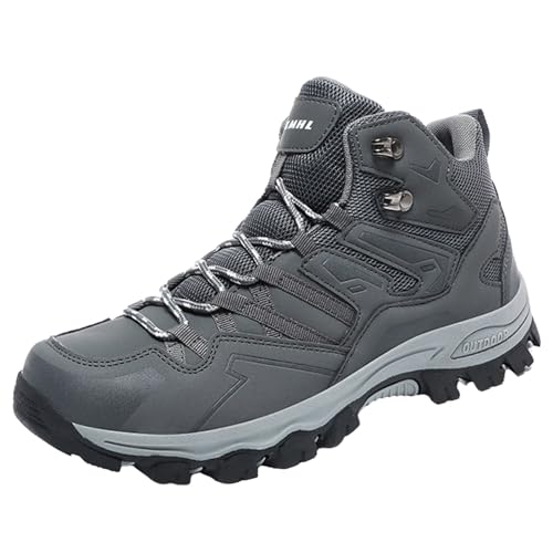 Trekkingschuhe Herren, Trekkingschuhe Herren Wasserdicht Sneaker Outdoor Schuhe Breite Füße Walkingschuhe Weite H Bergschuhe Trailrunning Bergschuhe rutschfeste Hiking Shoes Sportschuhe 42 von LCpddajlspig