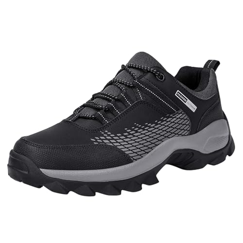 Trekkingschuhe Herren Wasserdicht, Wanderschuhe Herren Wasserdicht Sneaker Bergschuhe Walkingschuhe Weite H Hiking Shoes Trekking Bergschuhe Trailrunning Outdoor Schuhe Breite Füße Wanderstiefel 43 von LCpddajlspig