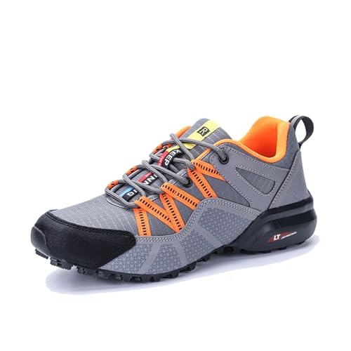 Wanderschuhe Herren, Wanderschuhe Herren Wasserdicht Sneaker Walkingschuhe Bergschuhe Atmungsaktiv Bergschuhe rutschfeste Outdoor Schuhe Breite Füße Trekking Hiking Shoes Wanderstiefel 45 von LCpddajlspig