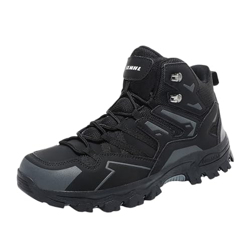 Wasserdichte Wanderschuhe Damen, Trekkingschuhe Damen Wasserdicht Sneaker Outdoor Schuhe Breite Füße Bergschuhe Trailrunning Walkingschuhe Atmungsaktiv Hiking Shoes Rutschfeste Bergschuhe Wanderstiefe von LCpddajlspig