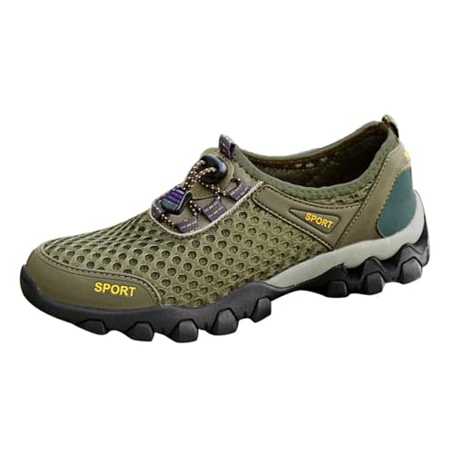 Wasserfeste Wanderschuhe Herren, Wanderschuhe Herren Wasserdicht Sneaker Hiking Shoes Bergschuhe Weite H Walkingschuhe Trekking Bergschuhe rutschfeste Outdoor Schuhe Breite Füße Wanderstiefel 41 von LCpddajlspig