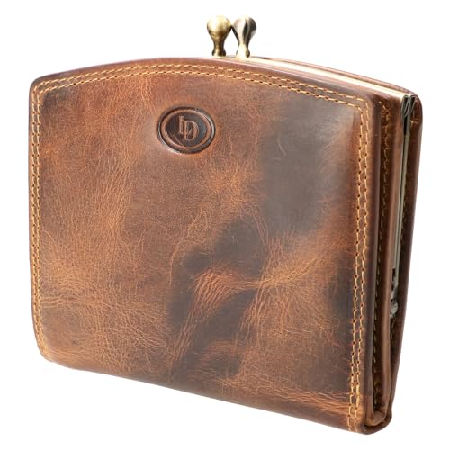 LD Leather Design RFID Leder Bügelbörse Geldbörse Geldbeutel Börse braun 12 x 09 x 02 cm Metallbügel LD Leather Design RFID Leder Bügelbörse Geldbörse Geldbeutel Börse braun 12 x 09 x 02 cm Metallbügel von LD Leather Design