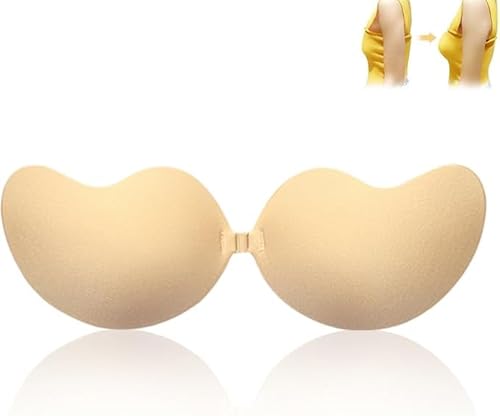 Adhesive Bra Push Up 3er Set selbstklebende BH Pads Unsichtbar Push-Up Brustaufkleber Hautfarben Schwarz Pink atmungsaktiv waschbar wiederverwendbar für A-B Cup Sommer Party Alltag Adhesive Bra Push Up 3er Set selbstklebende BH Pads Unsichtbar Push-Up Brustaufkleber Hautfarben Schwarz Pink atmungsaktiv waschbar wiederverwendbar für A-B Cup Sommer Party Alltag von LDBKLGHJ