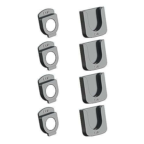 4 Stück Magnethalterung Fernbedienungshalter Magnethalterung Fernbedienungshalter Wandhalterung Wand Fernbedienung Halterung Schule Zuhause -Schwarz von LDBKLGHJ