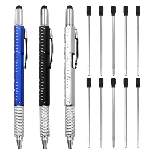 LDBKLGHJ Multifunktions-Tool-Stift, 6-in-1-Multitool, Schreibgerät, Geschenk für Männer, Vatertag von LDBKLGHJ
