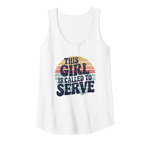 Damen LDS Missionarin Spruch This Girl is Called to Serve Tank Top von LDS Missionarin Glaube Zitat