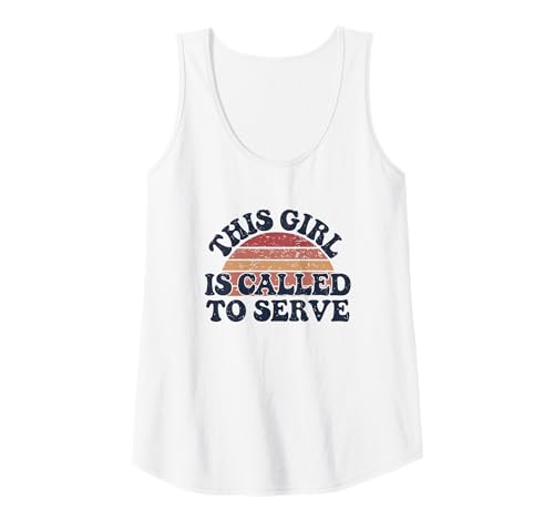 Damen LDS Missionarin Spruch This Girl is Called to Serve Tank Top von LDS Missionarin Glaube Zitat