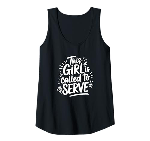 Damen LDS Missionarin Spruch This Girl is Called to Serve Tank Top von LDS Missionarin Glaube Zitat