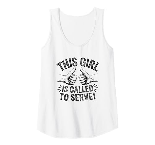 Damen LDS Missionarin Spruch This Girl is Called to Serve Tank Top von LDS Missionarin Glaube Zitat