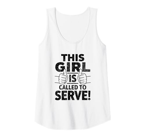 Damen LDS Missionarin Spruch This Girl is Called to Serve Tank Top von LDS Missionarin Glaube Zitat