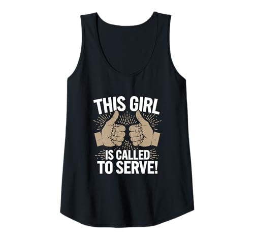 Damen LDS Missionarin Spruch This Girl is Called to Serve Tank Top von LDS Missionarin Glaube Zitat