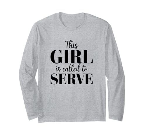 LDS Missionarin Spruch This Girl is Called to Serve Langarmshirt LDS Missionarin Spruch This Girl is Called to Serve Langarmshirt von LDS Missionarin Glaube Zitat