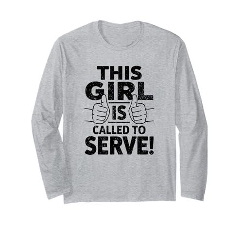 LDS Missionarin Spruch This Girl is Called to Serve Langarmshirt von LDS Missionarin Glaube Zitat
