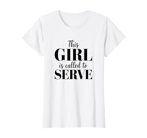 LDS Missionarin Spruch This Girl is Called to Serve T-Shirt von LDS Missionarin Glaube Zitat