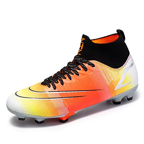 LDTSUP Fußballschuhe Herren High Top Spikes Cleats Athletics Trainingsschuhe Professionelle Fussballschuhe Outdoor Sport Football Schuhe Unisex von LDTSUP