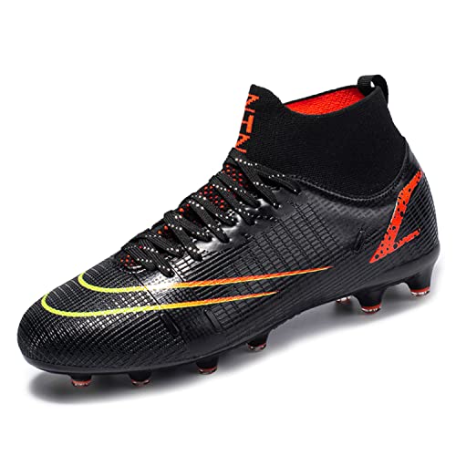 LDTSUP Fußballschuhe Herren High Top Spikes Cleats Athletics Trainingsschuhe Professionelle Fussballschuhe Outdoor Sport Football Schuhe Unisex von LDTSUP