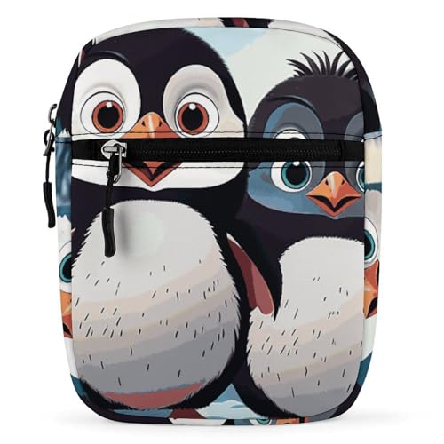 Five Cute Penguins Oxford Cloth Munition Crossbody Shoulder Bag Medic Bag Classic Small Messenger Crossbody Bag Uni Classic Canvas Shoulder Bag for Women Bookbag for Work, Stil:, Einheitsgröße von LDTVSFZQ