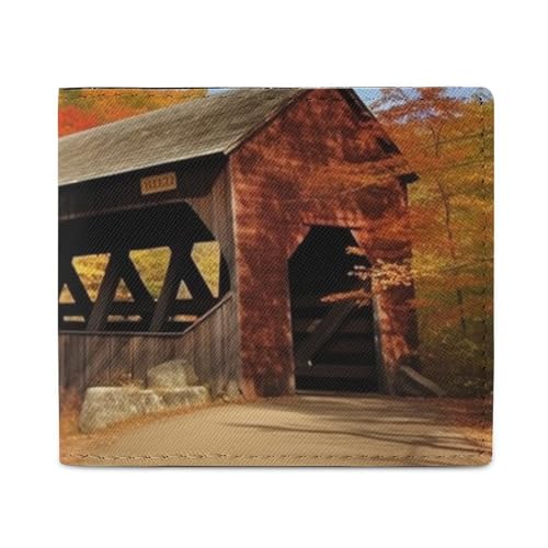 LDTVSFZQ Albany Covered Bridge Volldruck-Bridge-Geldbörse, Doppelfalt-Kreditkarten-Brieftasche, Geld-Organizer, Bargeldbörse mit Reißverschluss, Stil, Talla única LDTVSFZQ Albany Covered Bridge Volldruck-Bridge-Geldbörse, Doppelfalt-Kreditkarten-Brieftasche, Geld-Organizer, Bargeldbörse mit Reißverschluss, Stil, Talla única von LDTVSFZQ