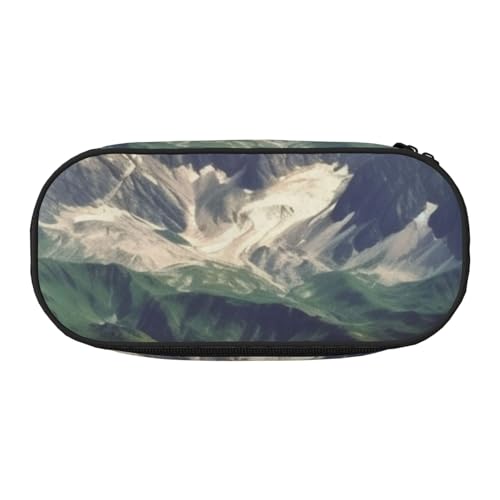 LDTVSFZQ Federmäppchen mit Berglandschaft, großes Fassungsvermögen, niedliches Federmäppchen mit doppeltem Reißverschluss, tragbarer Stifthalter, Organizer, Make-up-Tasche für Damen und Herren LDTVSFZQ Federmäppchen mit Berglandschaft, großes Fassungsvermögen, niedliches Federmäppchen mit doppeltem Reißverschluss, tragbarer Stifthalter, Organizer, Make-up-Tasche für Damen und Herren von LDTVSFZQ