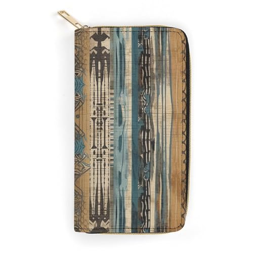Pillars And Totems Slim Thin Credit Card Wallet, PU Leather Bifold Cash Wallet, Zipper Coin Pocket ID Window Wallet Storage Bag Wallet Wallet Coin Purse Pouch Change Holder Small with Zipper for Men von LDTVSFZQ
