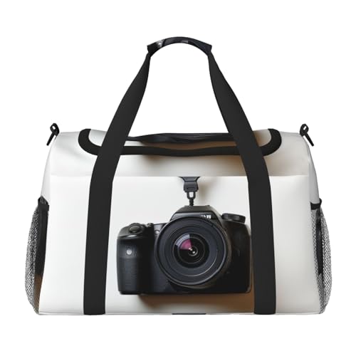 Reisetasche, leicht, wasserdicht, faltbar, Wochenendtasche, Übernachtungstasche, Wandtasche, Weiß, Fitnessstudio, für Damen und Herren, Schwarz, Einheitsgröße, schwarz, Talla única Reisetasche, leicht, wasserdicht, faltbar, Wochenendtasche, Übernachtungstasche, Wandtasche, Weiß, Fitnessstudio, für Damen und Herren, Schwarz, Einheitsgröße, schwarz, Talla única von LDTVSFZQ