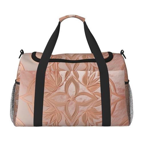 Reisetasche, leicht, wasserdicht, faltbar, Wochenendtasche, rotgoldfarben, für Damen und Herren, Einheitsgröße, Schwarz, Einheitsgröße, schwarz, Talla única Reisetasche, leicht, wasserdicht, faltbar, Wochenendtasche, rotgoldfarben, für Damen und Herren, Einheitsgröße, Schwarz, Einheitsgröße, schwarz, Talla única von LDTVSFZQ