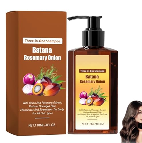 3-in-1 Pflegeshampoo, Batanaöl & Rosmarin, stärkt die Haarwurzeln und verleiht Glanz von LDZPYXNFE