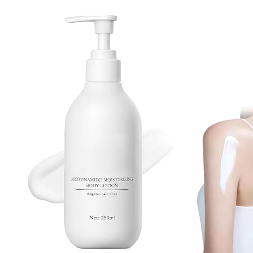 Niacinamid-Bleaching-Körperlotion, aufhellende und feuchtigkeitsspendende Körperlotion, 24 Stunden lang anhaltende Feuchtigkeitsversorgung von LDZPYXNFE
