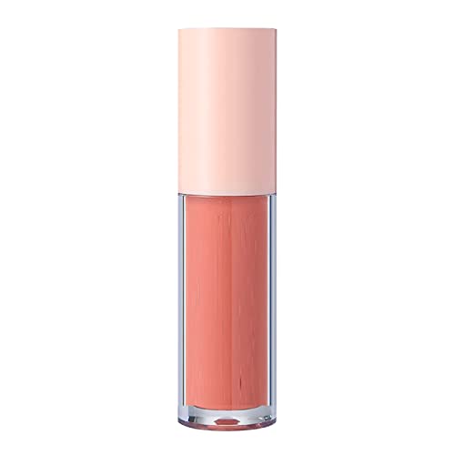 Feuchtigkeitsspendendes und feuchtigkeitsspendendes Candy Lip Glaze Face Pearl Nude Lip Color 12 Pigment Lip Oil 3,5 ml Lippenstift Blau Glitzer (H, A) von LDadgf