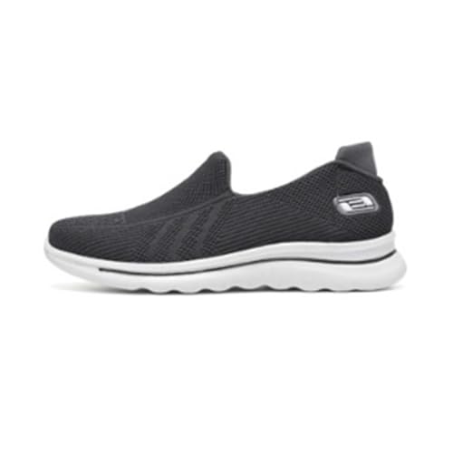 LDadgf Modische Herren-Sportschuhe für Frühjahr und Sommer, Flache Unterseite, leichtes, atmungsaktives Mesh, zum Reinschlüpfen, bequem, einfarbig, einfach. Eigenschaften: Herren Schuhe (Grey, 39) von LDadgf