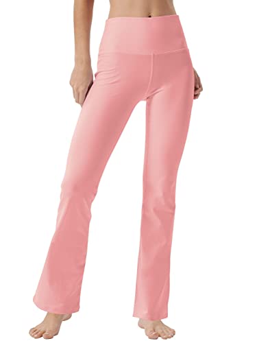 LDsports Bootcut Yoga-Hose mit versteckten Taschen, hohe Taille, Workout Bootleg Pants Bauchkontrolle für Frauen - Pink - X-Klein LDsports Bootcut Yoga-Hose mit versteckten Taschen, hohe Taille, Workout Bootleg Pants Bauchkontrolle für Frauen - Pink - X-Klein von Knsbk