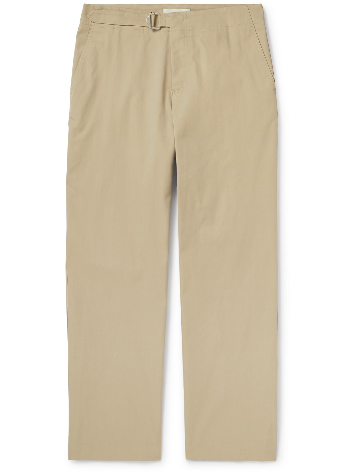LE 17 SEPTEMBRE - Straight-Leg Cotton-Blend Twill Trousers - Men - Neutrals - IT 46 von LE 17 SEPTEMBRE