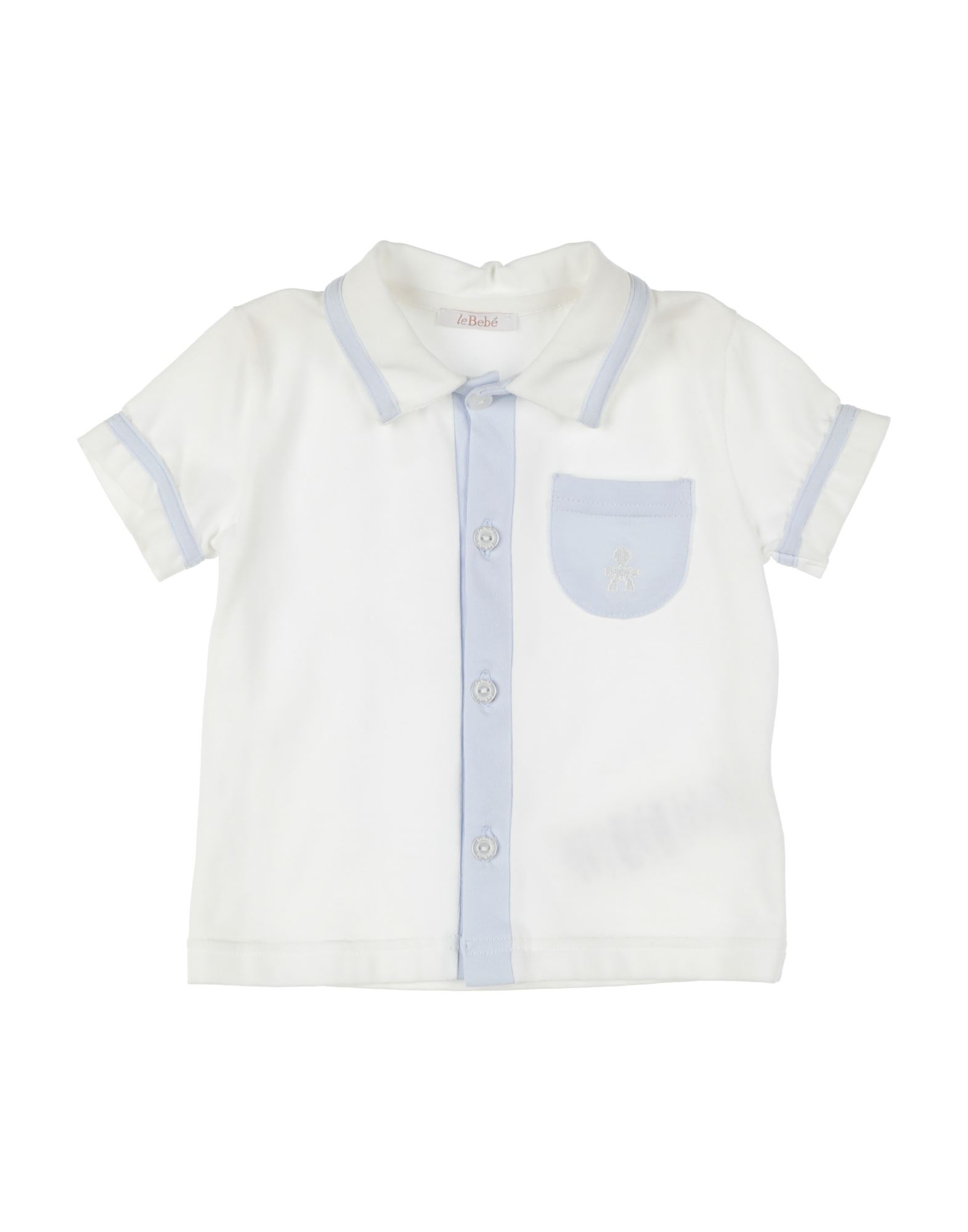 LE BEBÉ Poloshirt Kinder Weiß von LE BEBÉ