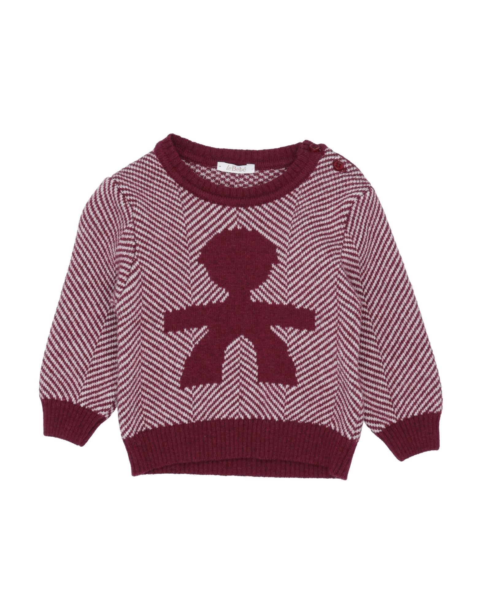 LE BEBÉ Pullover Kinder Bordeaux von LE BEBÉ