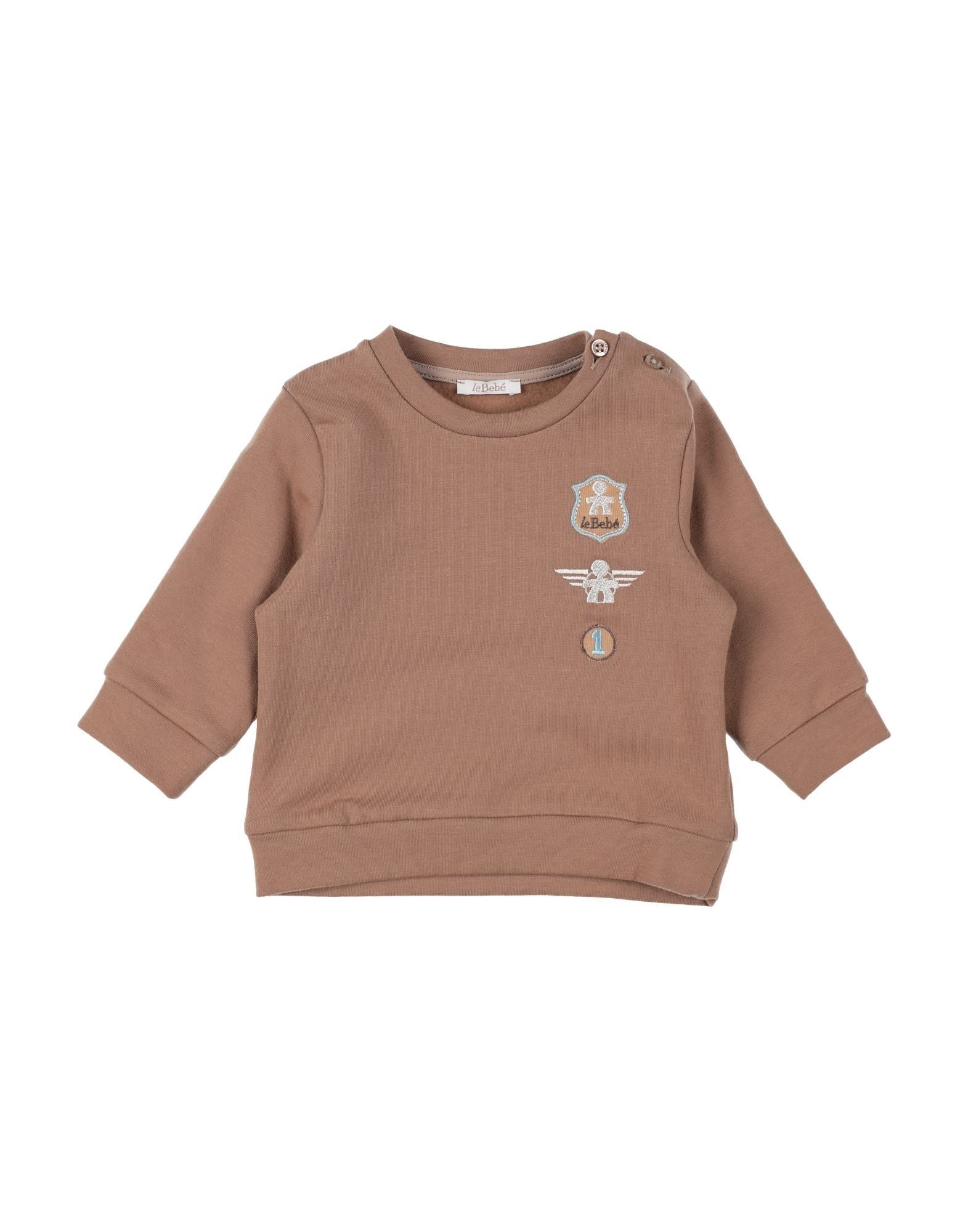 LE BEBÉ Sweatshirt Kinder Hellbraun von LE BEBÉ