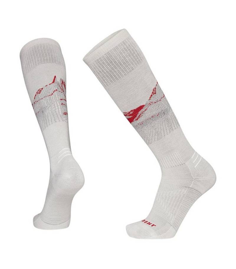 LÉ BENT Skisocken Elyse Saugstad Pro Series Zero Cushion Snow hellgrau Damen - 1 Paar von LÉ BENT