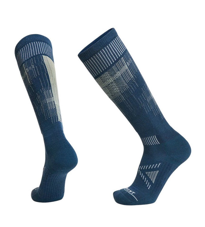 LÉ BENT Skisocken Pixel Light Cushion Snow Sock blau - 1 Paar von LÉ BENT