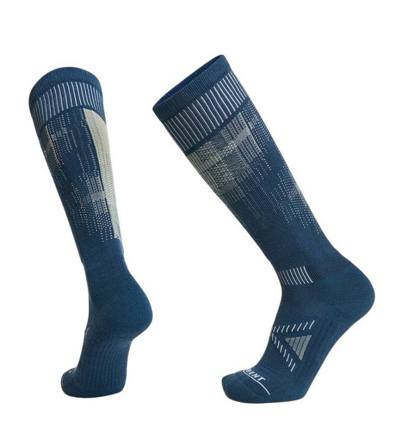 LÉ BENT Skisocken Pixel Light Cushion Snow Sock blau - 1 Paar von LÉ BENT