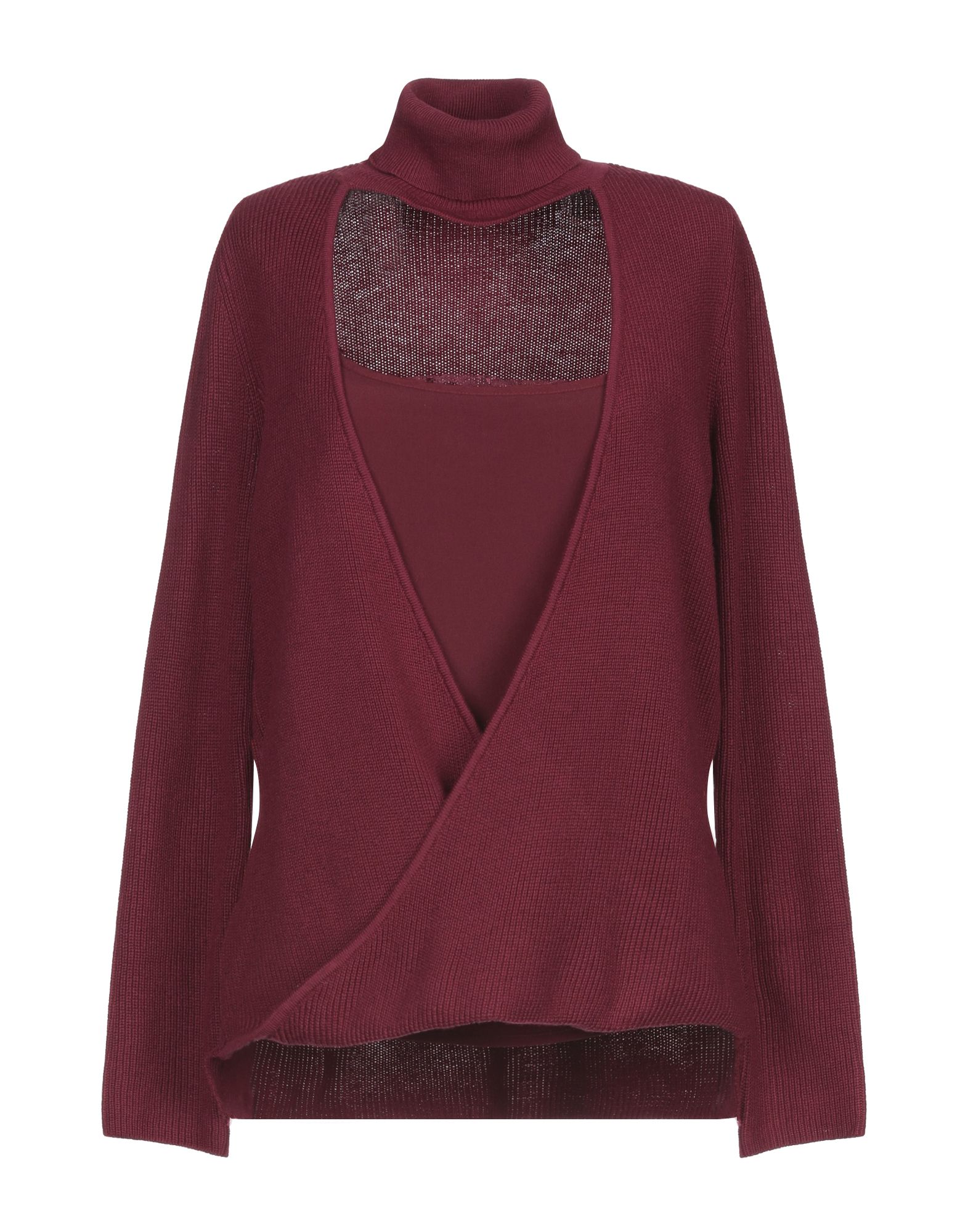 LE COEUR TWINSET Rollkragenpullover Damen Bordeaux von LE COEUR TWINSET