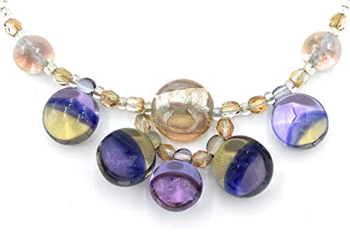 Halskette aus Muranoglas Antica Murrina Veneziana VP14, Glas, Jalousie von LE GEMME DI VENEZIA