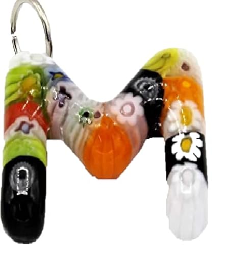 LE GEMME DI VENEZIA 1 Initialen-Anhänger Murrina Millefiori aus Muranoglas von LE GEMME DI VENEZIA