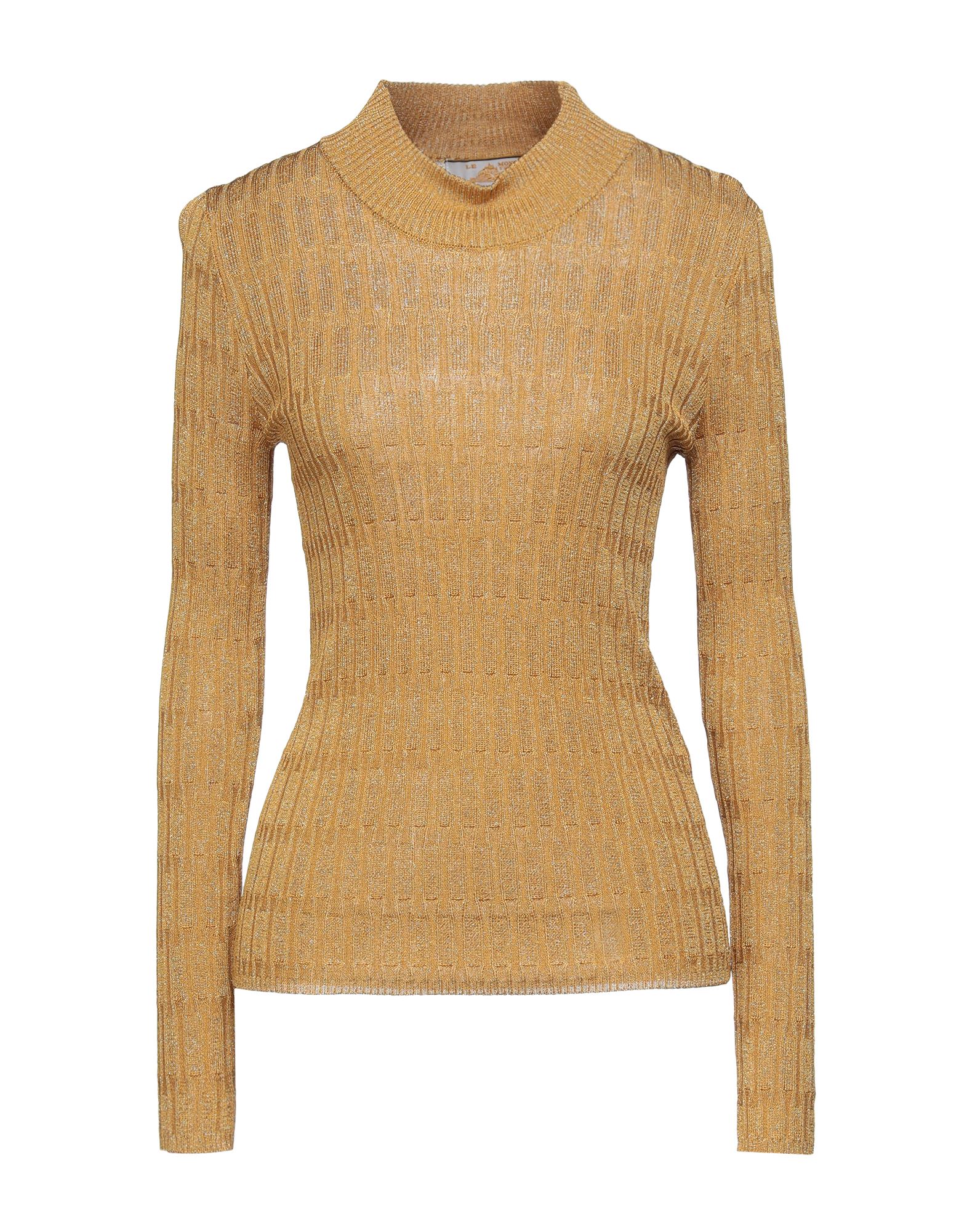 LE MONT ST MICHEL Rollkragenpullover Damen Gold von LE MONT ST MICHEL
